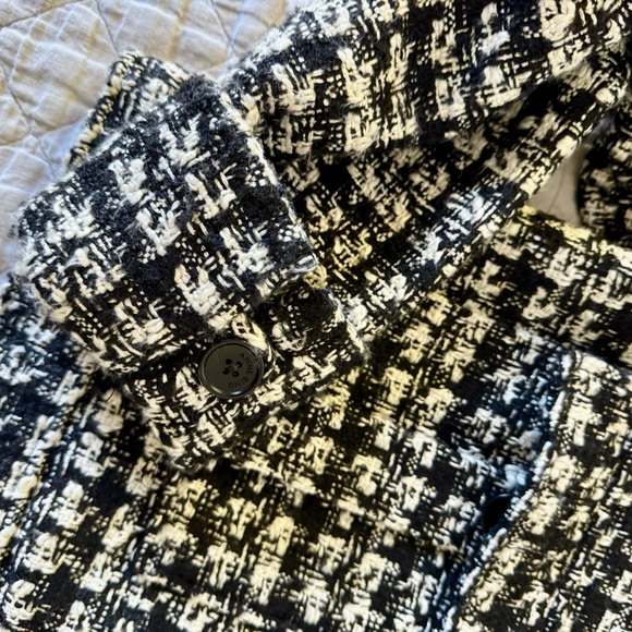 Anine Bing Adriana Tweed Crop Jacket, Size Medium, New - Picture 7 of 16